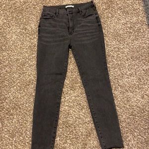 Black Super High Rise Jegging from Pacsun